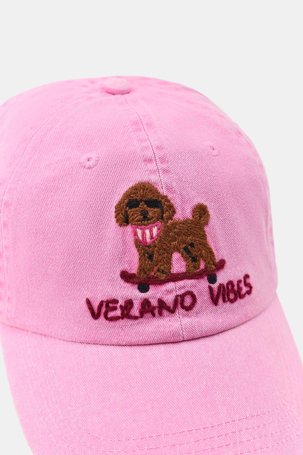 КЕПКА ИЗ САРЖИ С ВЫШИВКОЙ ПУДЕЛЯ