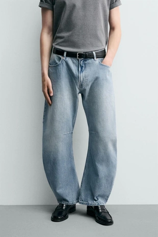 Джинсы Relaxed Barrel Fit- Заказать в России