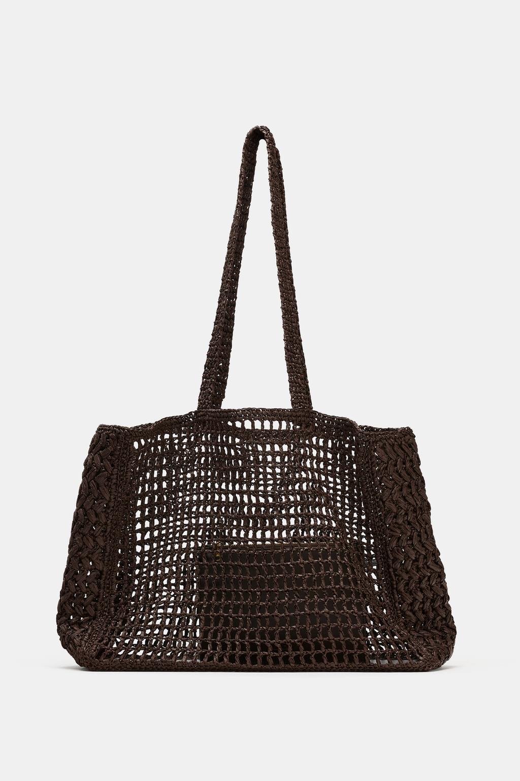 БОЛЬШАЯ ПЛЕТЕНАЯ СУМКА-ШОПЕР