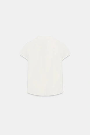 Топ с воротником-стойкой- Заказать в России