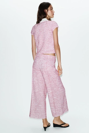 Топ с воротником пуловер- Заказать в России