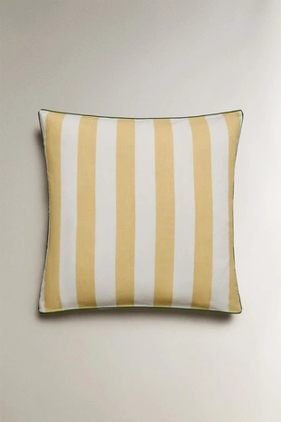 Пододеяльник из выцветшего хлопка в полоску- Заказать в России