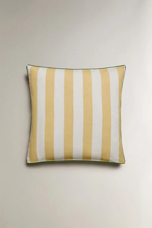 Пододеяльник из выцветшего хлопка в полоску- Заказать в России