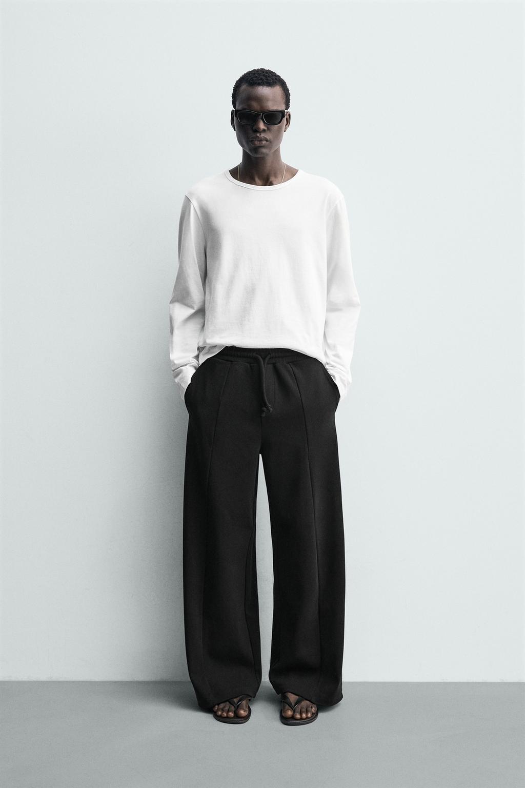 ДЖОГГЕРЫ RELAXED FIT С ДЕКОРАТИВНЫМИ ШВАМИ