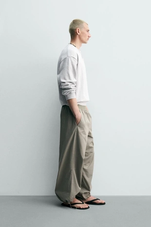 Брюки-парашют Relaxed Fit