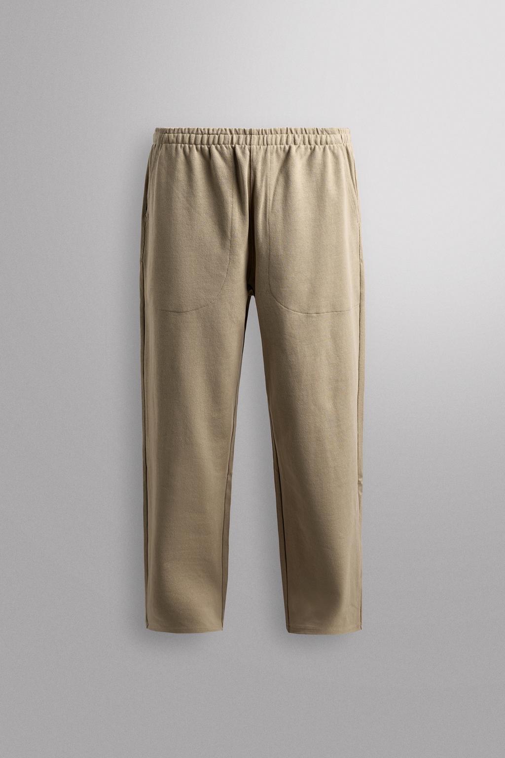 ДЖОГГЕРЫ СВОБОДНОГО КРОЯ ИЗ ПЛОТНОЙ ТКАНИ