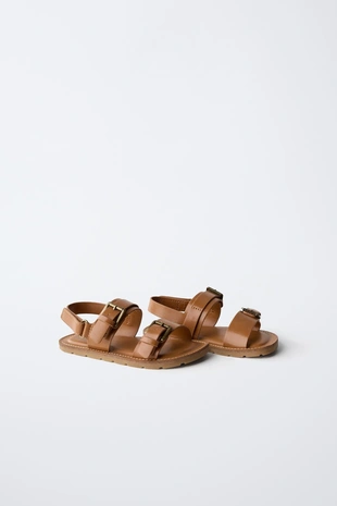 Сандалии с пряжками- Заказать в России