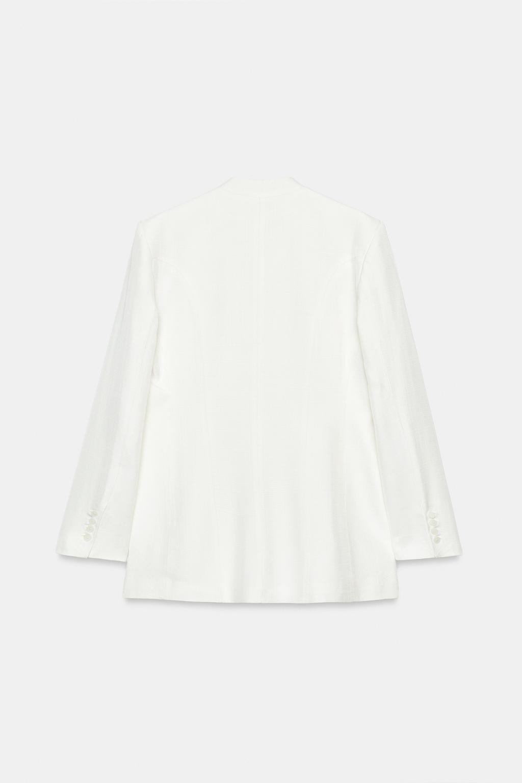 ДВУБОРТНЫЙ БЛЕЙЗЕР С ПУГОВИЦАМИ — ZW COLLECTION