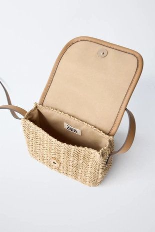 Сумка из рафии с вишнями- Заказать в России