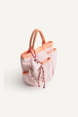 Хлопковая сумка с большим карманом zara- Заказать в России