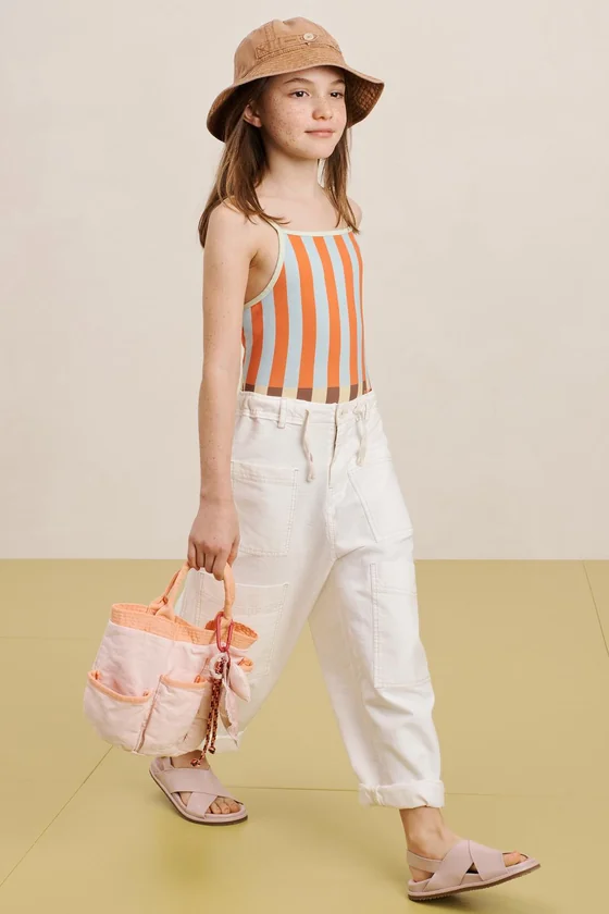 Хлопковая сумка с большим карманом zara