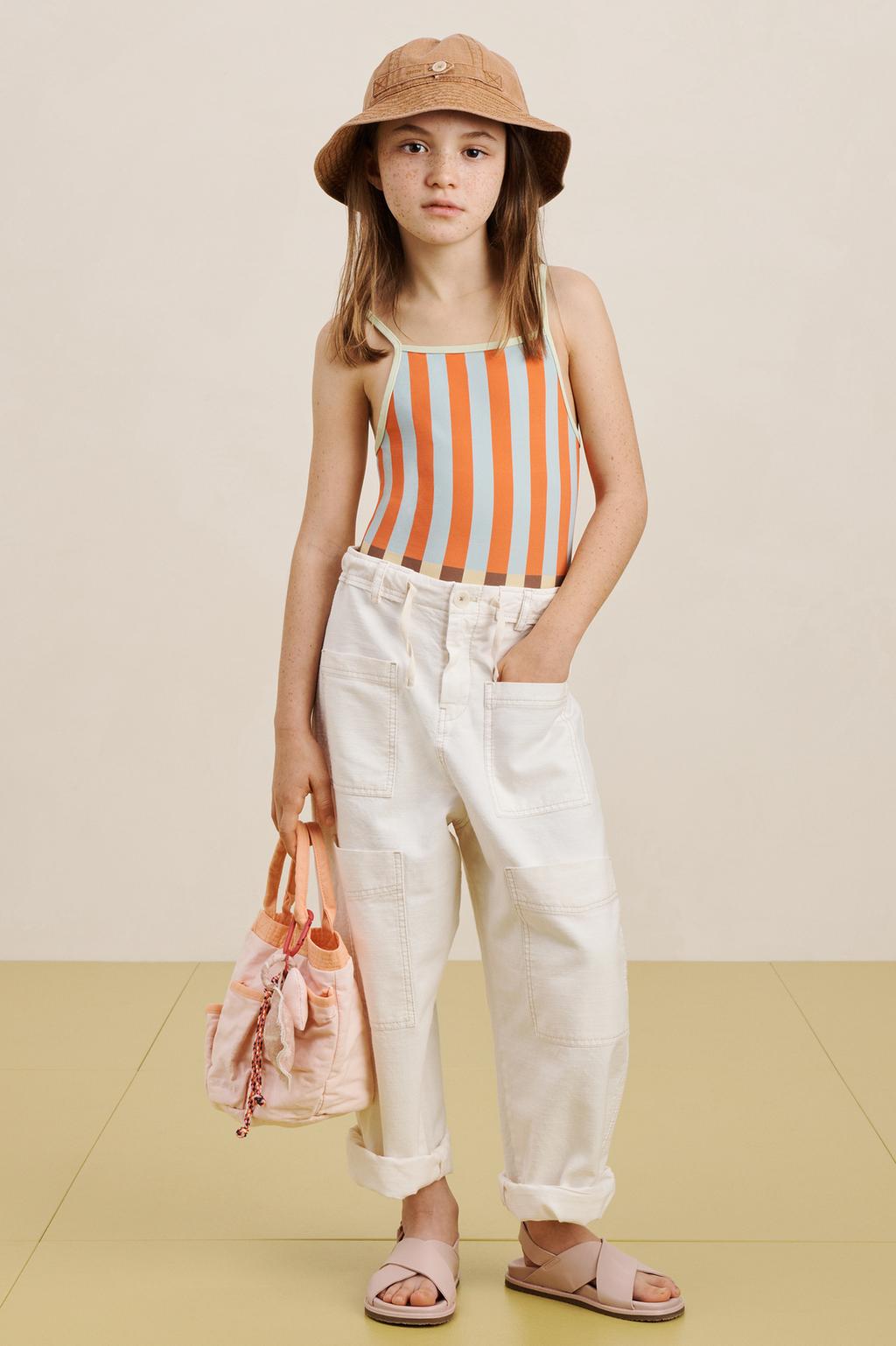 Хлопковая сумка с большим карманом zara