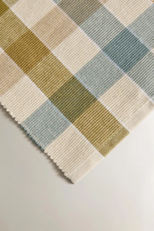 Покрывало для стола из вельветового картона в клетку- Заказать в России