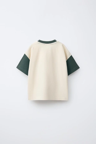 Футболка в стиле колор-блок