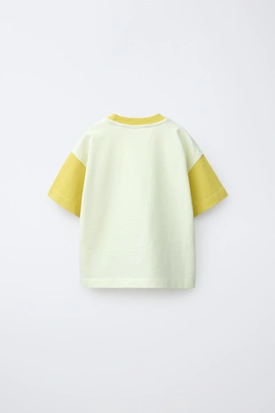 Футболка в стиле колор-блок