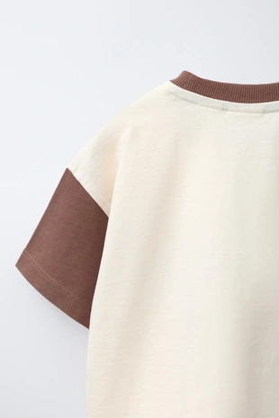 Футболка в стиле колор-блок- Заказать в России