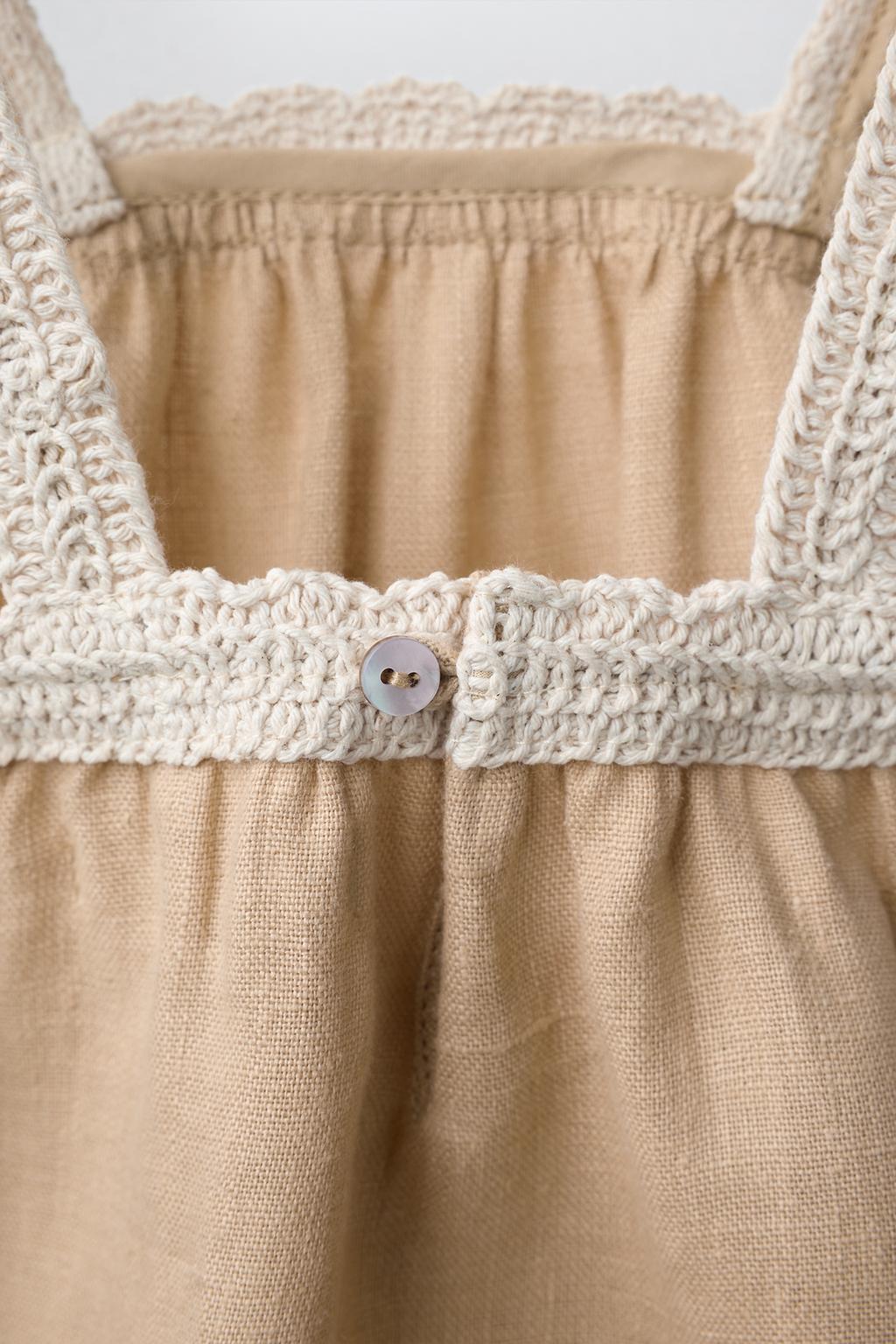 ТОП ИЗ 100% ЛЬНА КРЮЧКОМ