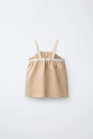 Топ из 100% льна крючком- Заказать в России