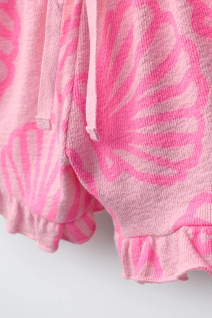 Шорты-бермуды с флуоресцентным принтом «ракушки»- Заказать в России