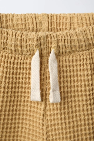 Однотонные шорты вафельного плетения- Заказать в России