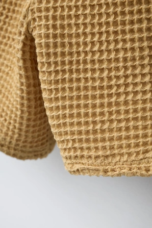 Однотонные шорты вафельного плетения- Заказать в России