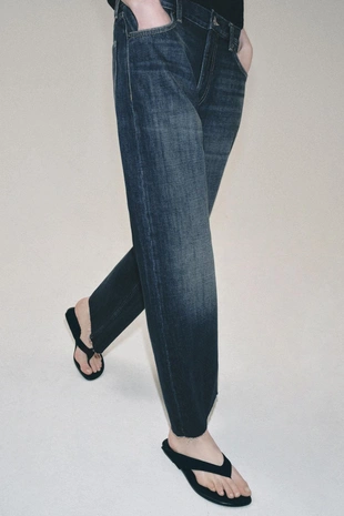 Джинсы Zw Collection Loose с низкой посадкой- Заказать в России