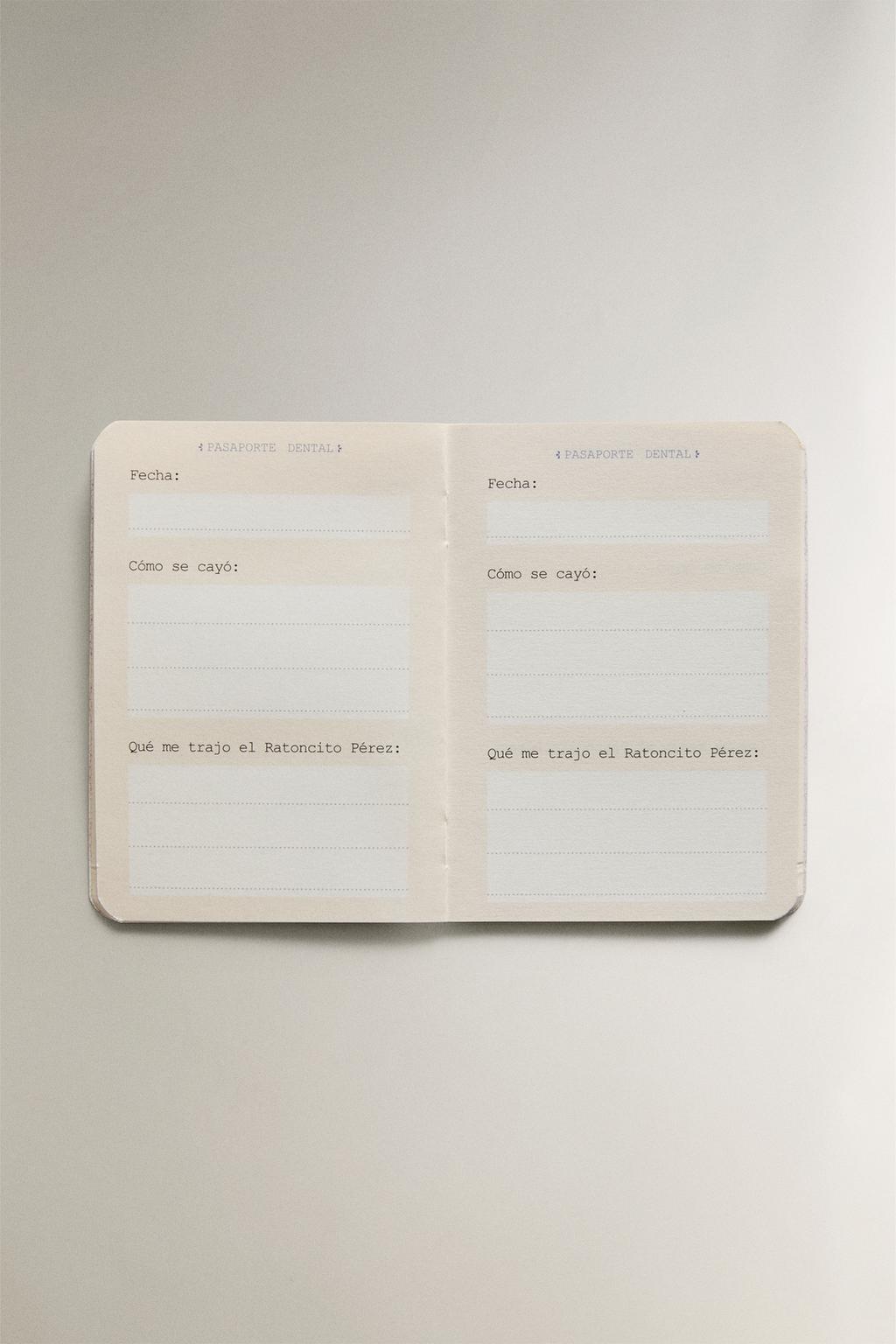 Книга и паспорт зубной феи для детей