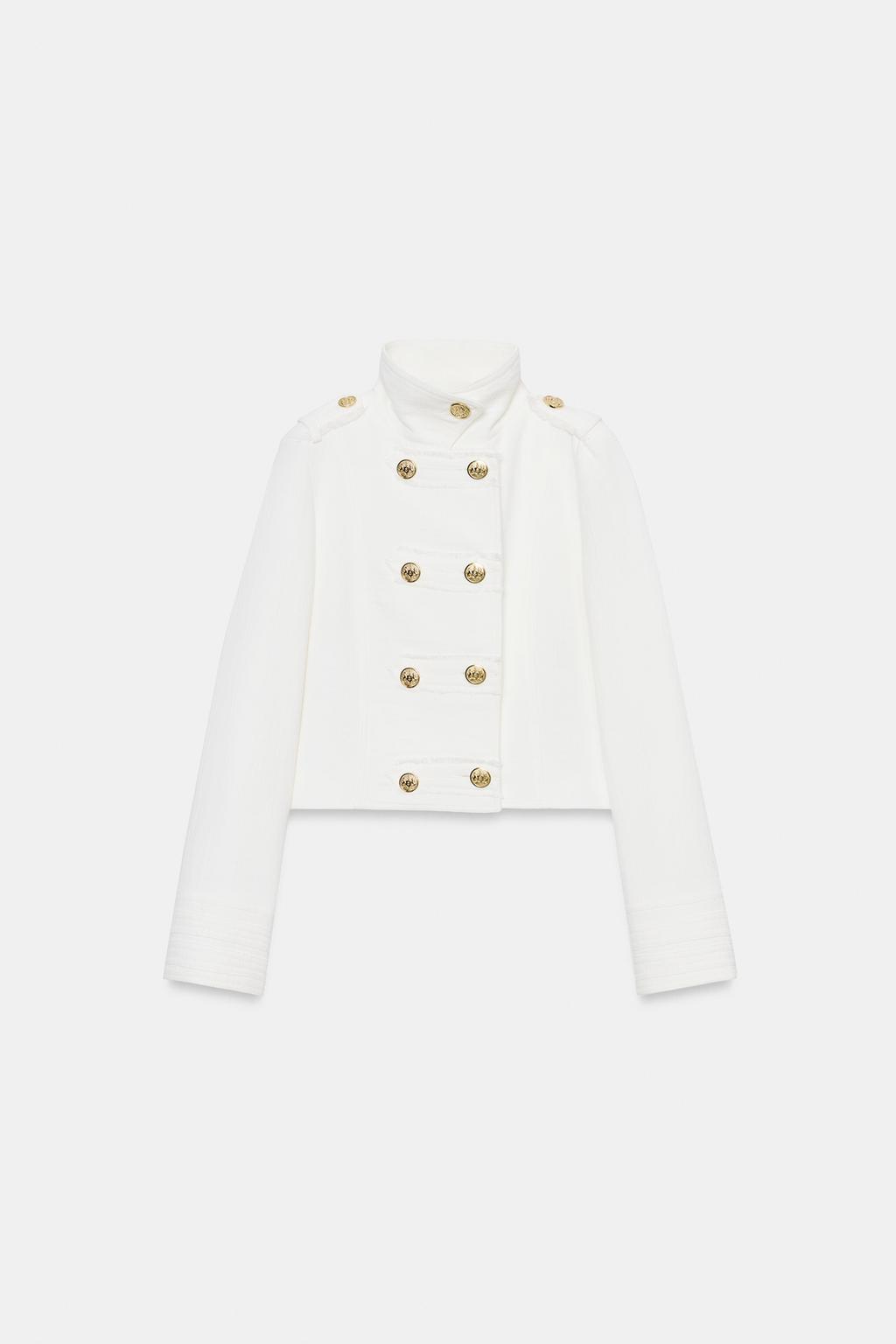 ДВУБОРТНЫЙ ЖАКЕТ С ЗОЛОТЫМИ ПУГОВИЦАМИ