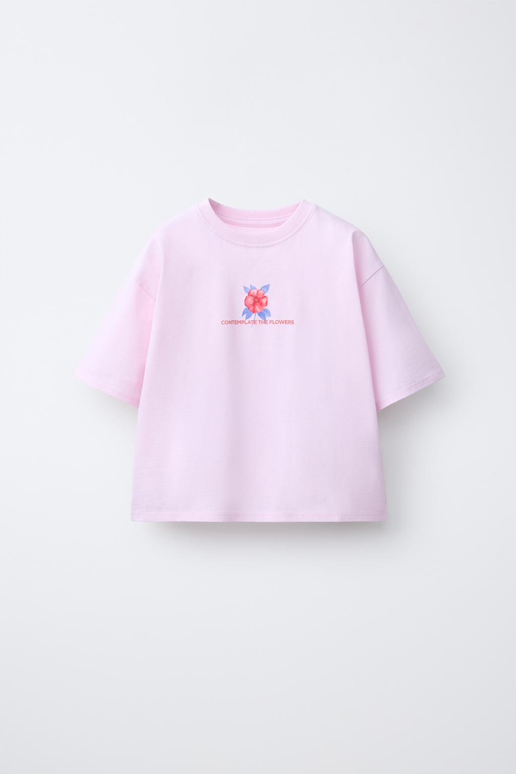 ФУТБОЛКА С ЦВЕТОЧНЫМ ПРИНТОМ