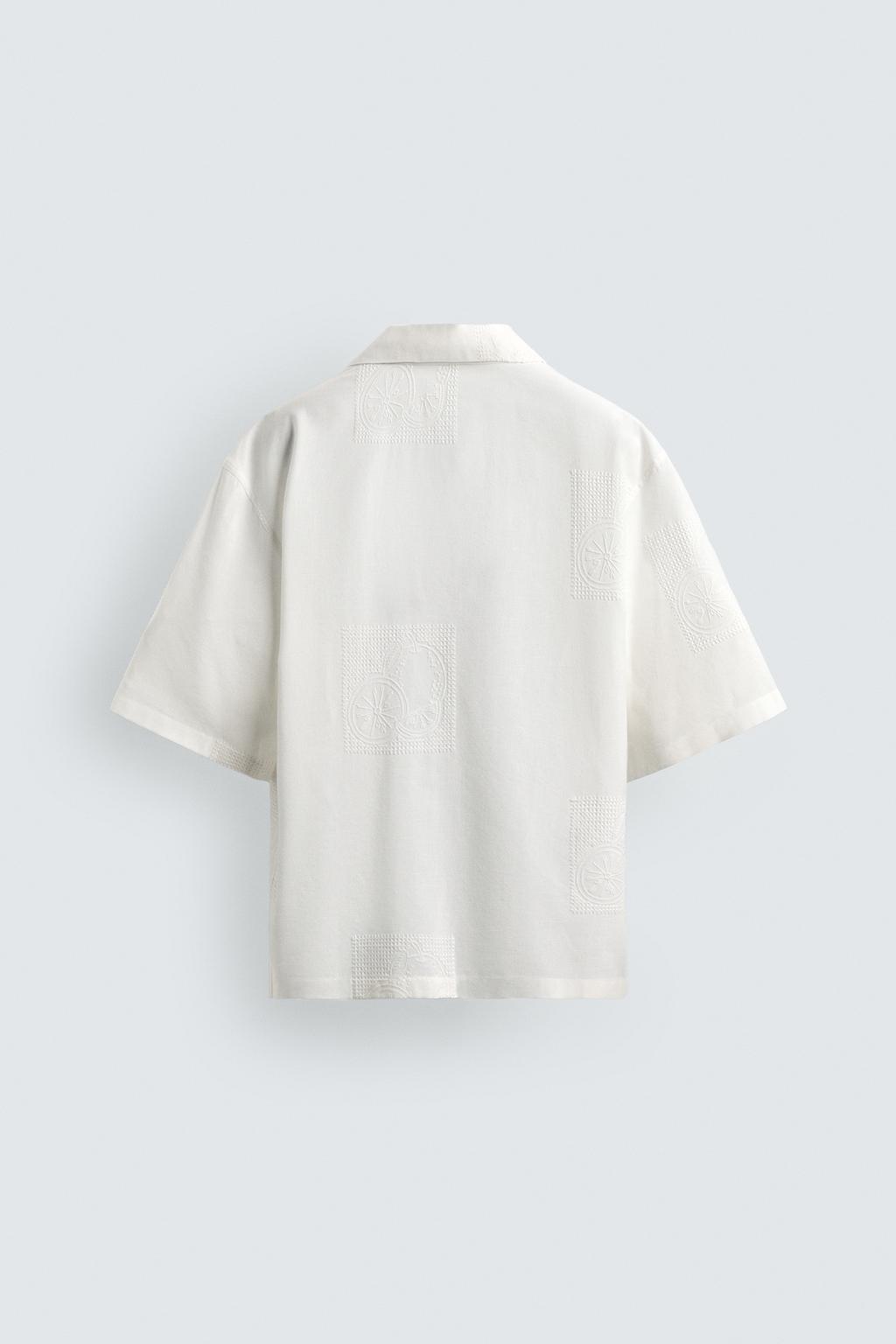 РУБАШКА ПОЛО С ВЫШИВКОЙ ФРУКТОВ