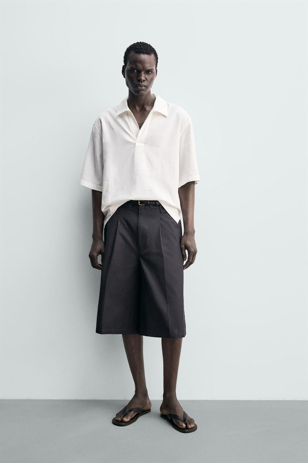 РУБАШКА ПОЛО С ВЫШИВКОЙ ФРУКТОВ