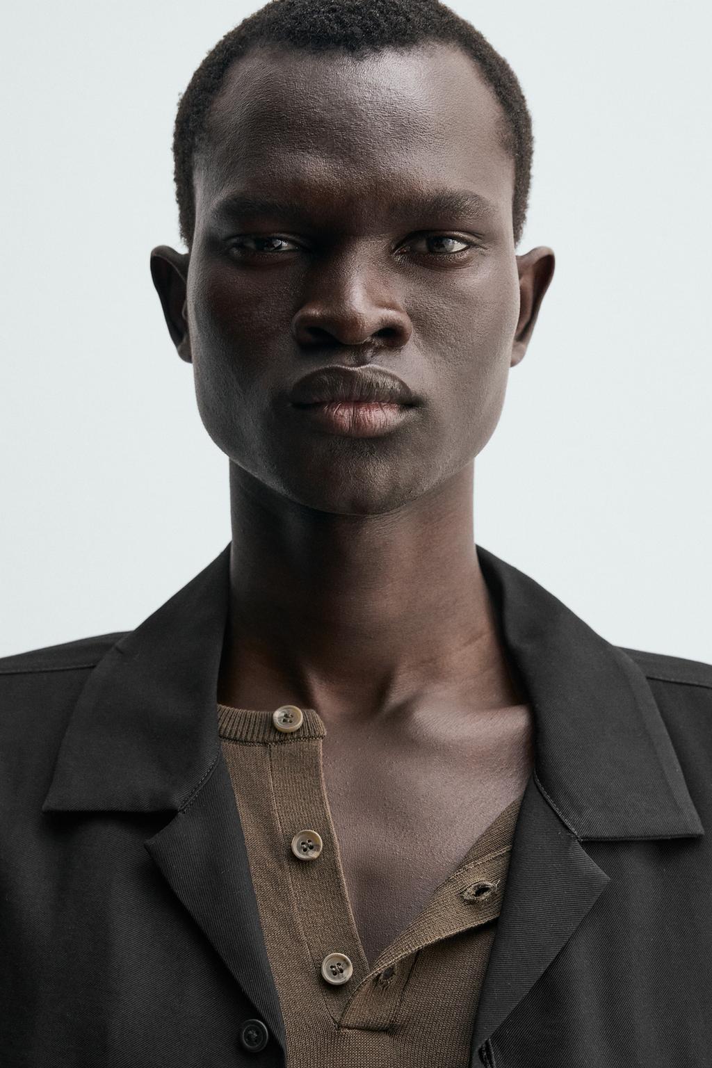 РУБАШКА RELAXED FIT ИЗ СТРУЯЩЕЙСЯ ТКАНИ