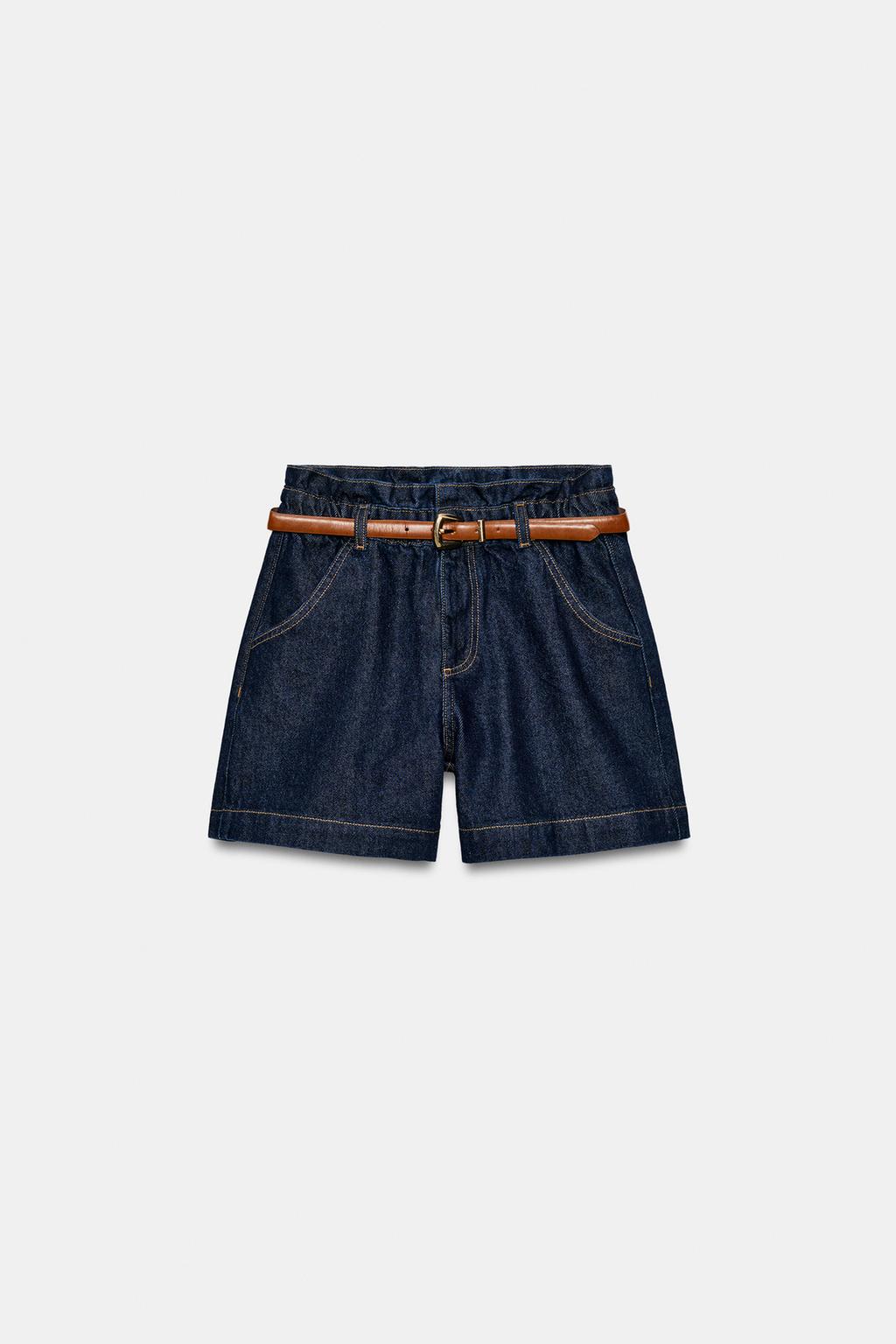 ШОРТЫ-БЕРМУДЫ BAGGY С ПОЯСОМ