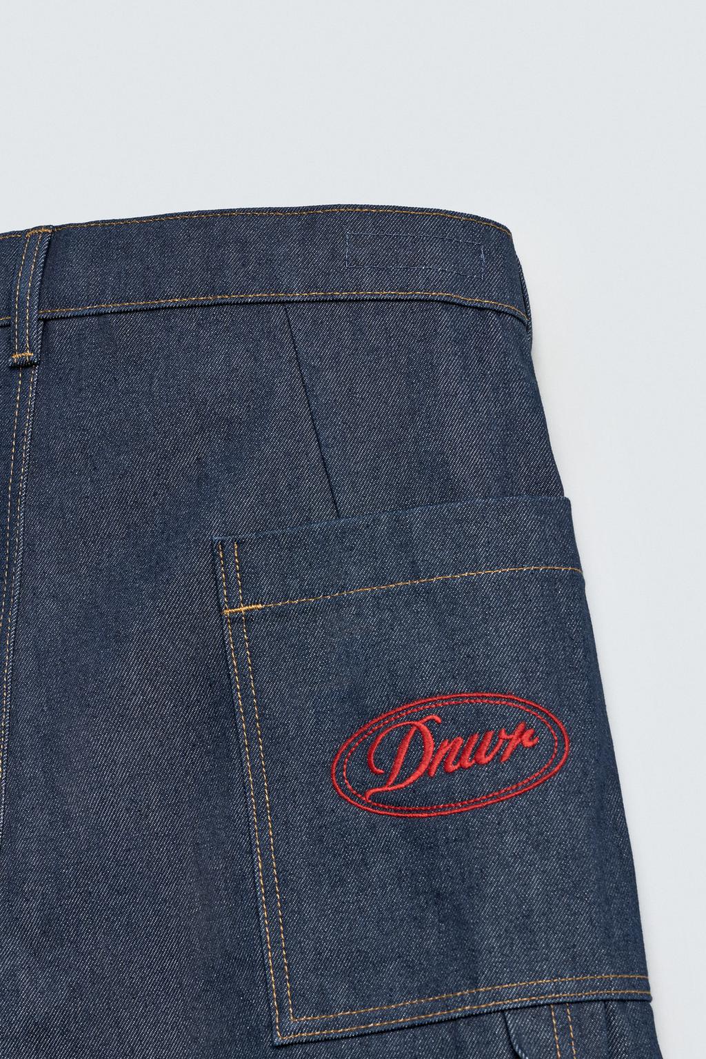 ДЖИНСОВЫЕ ШОРТЫ С ВЫШИВКОЙ