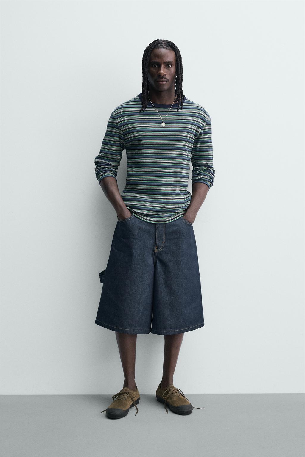 ДЖИНСОВЫЕ ШОРТЫ С ВЫШИВКОЙ