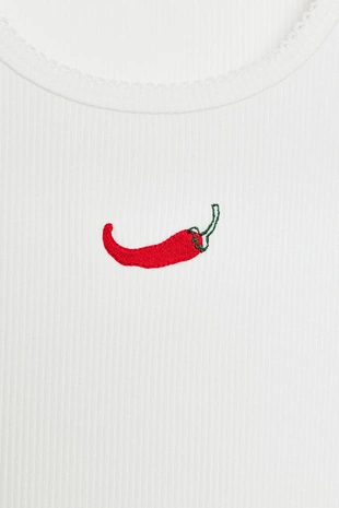 Топ с вышивкой спереди- Заказать в России