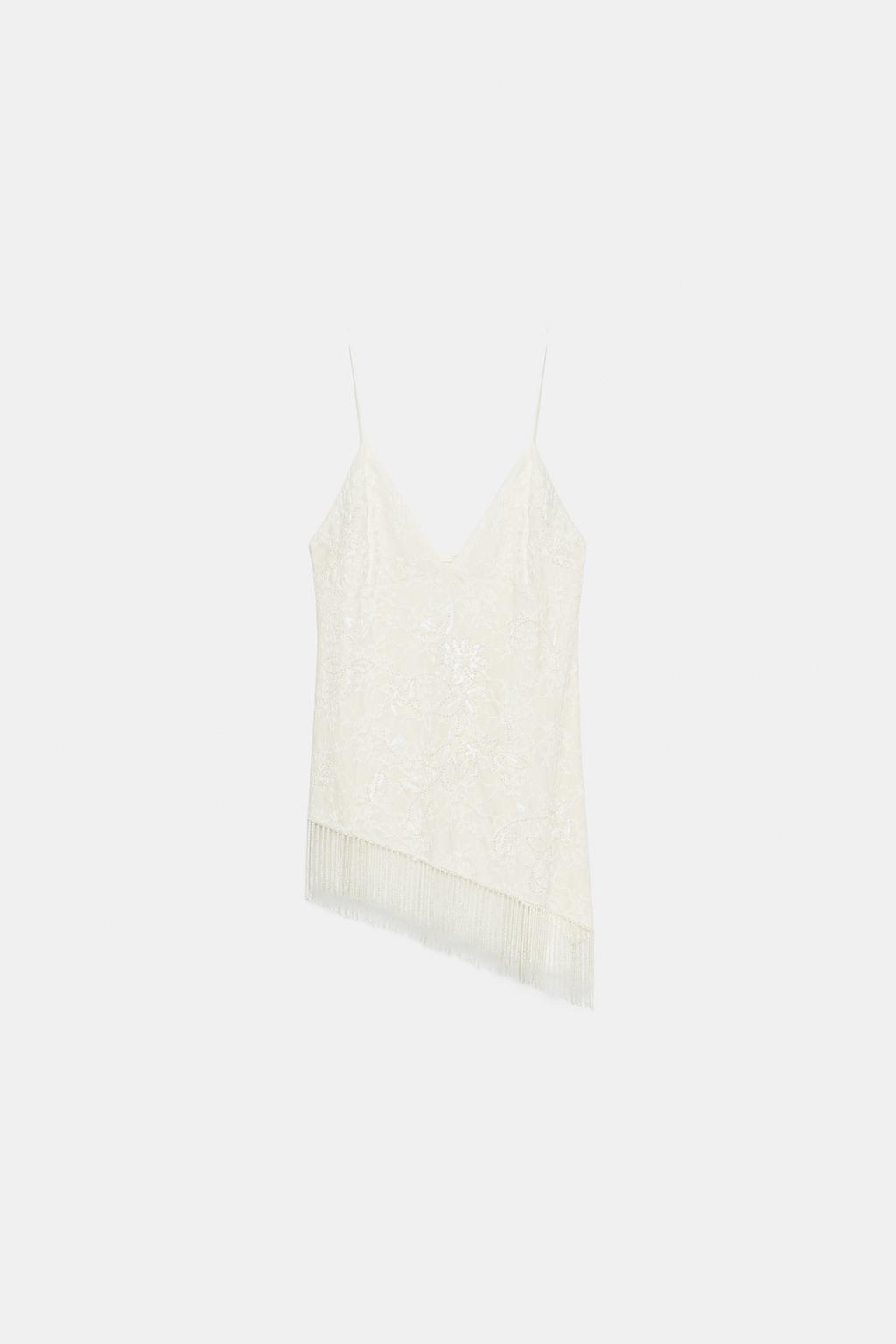 ТОП С КРУЖЕВОМ И БУСИНАМИ