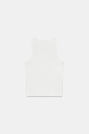 Топ в рубчик без рукавов- Заказать в России