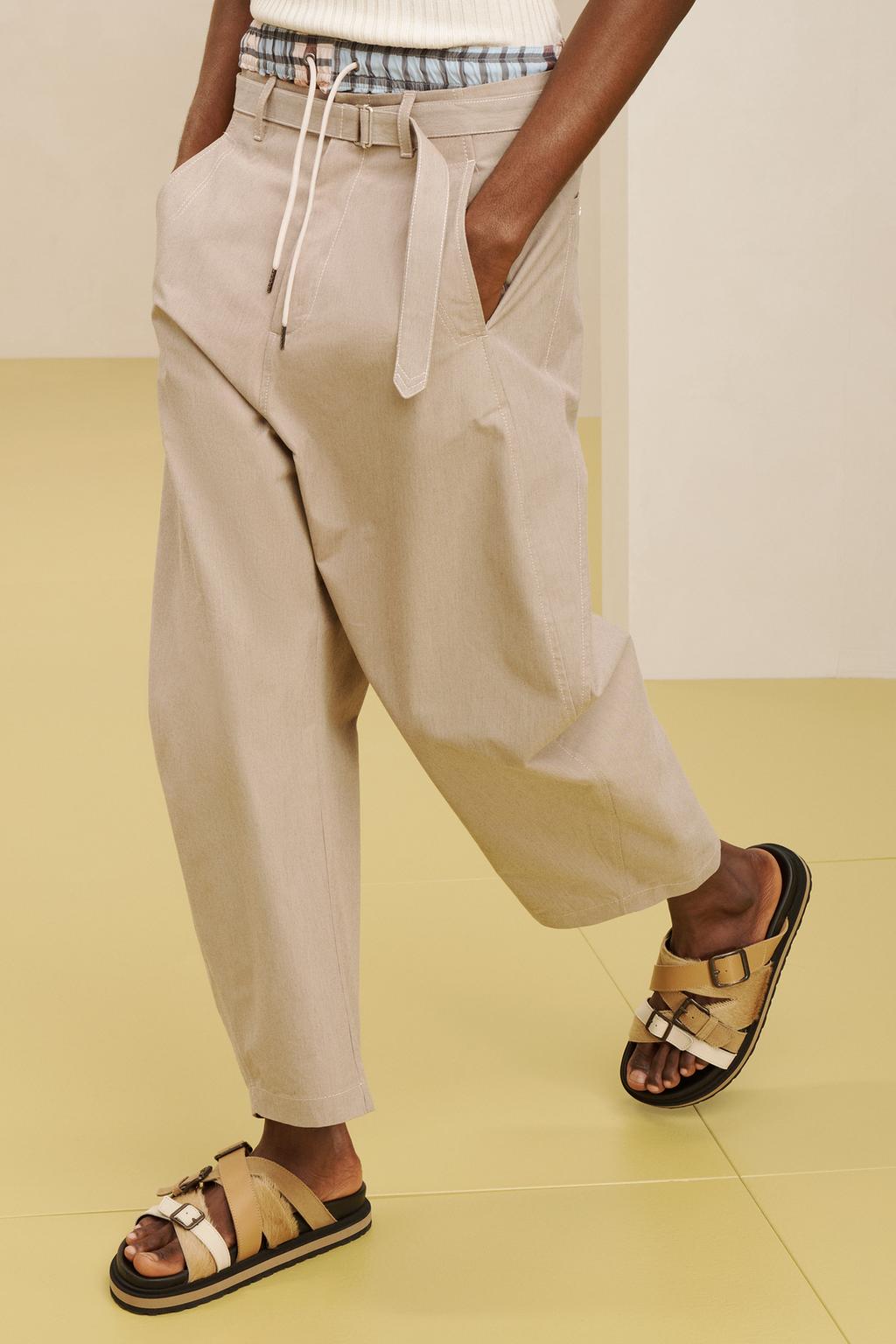 Босоножки из кожи с овчиной