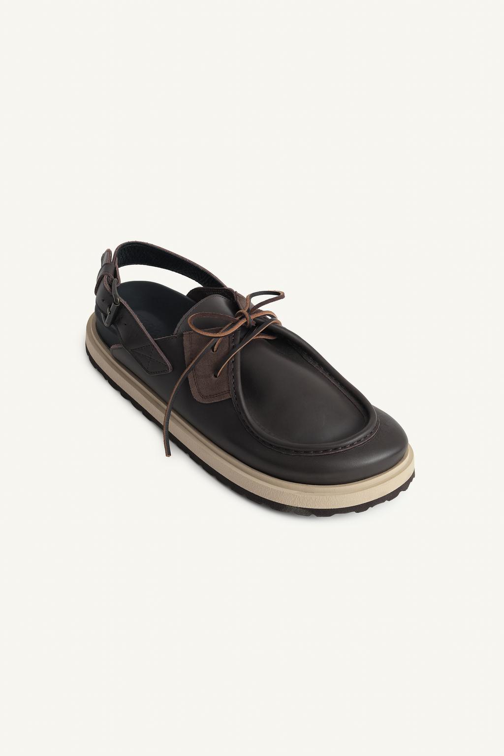 Кожаные клоги