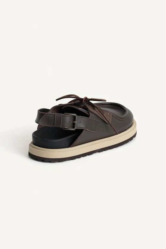 Кожаные клоги
