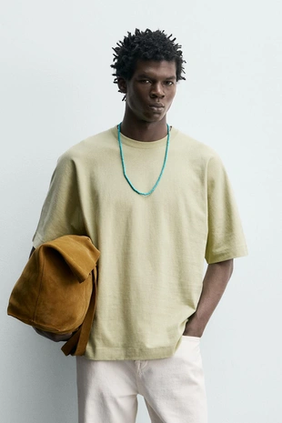 Футболка Regular Fit Heavyweight- Заказать в России