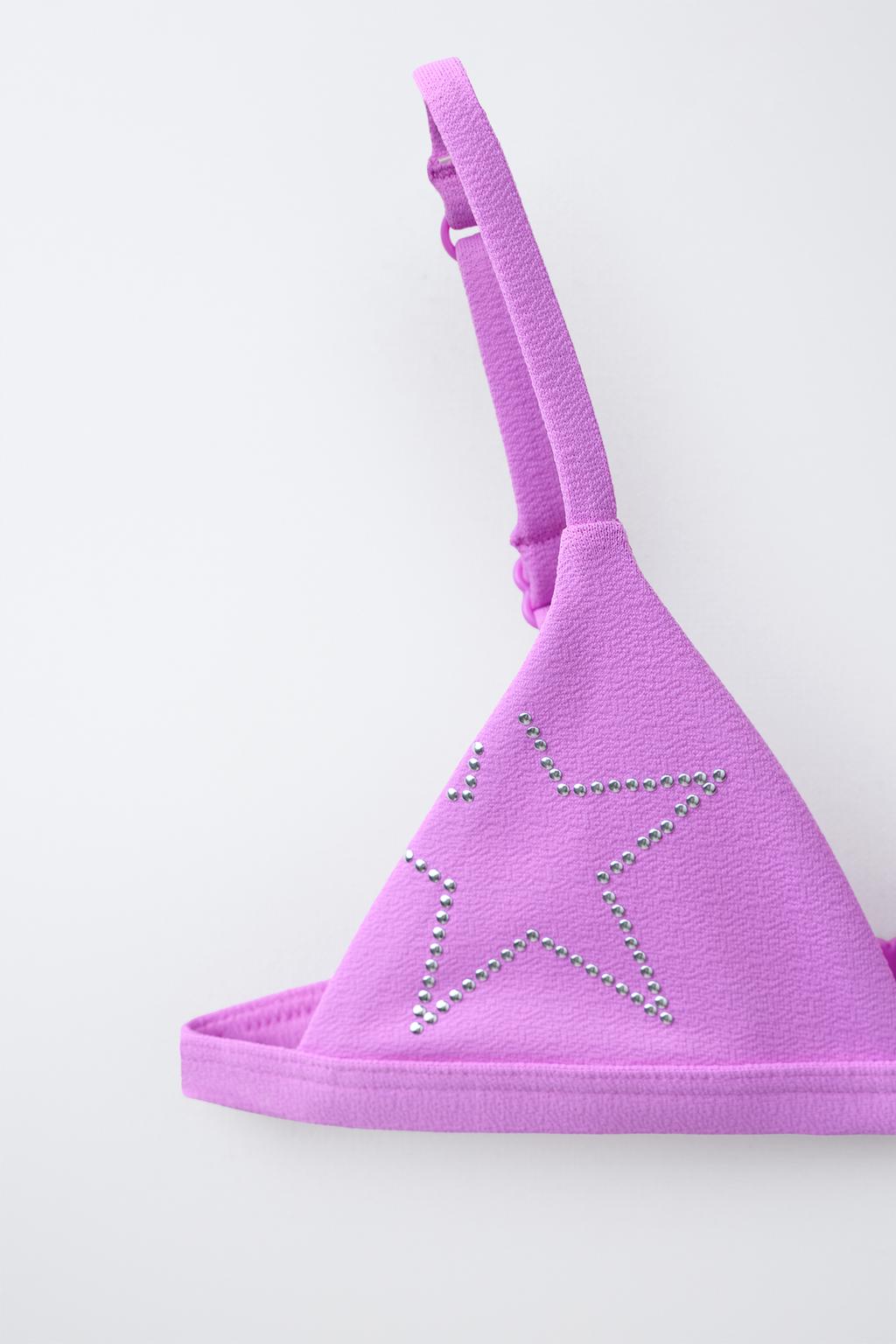 6-14 ЛЕТ/ БИКИНИ С ТЕКСТУРНЫМИ ЗВЕЗДАМИ