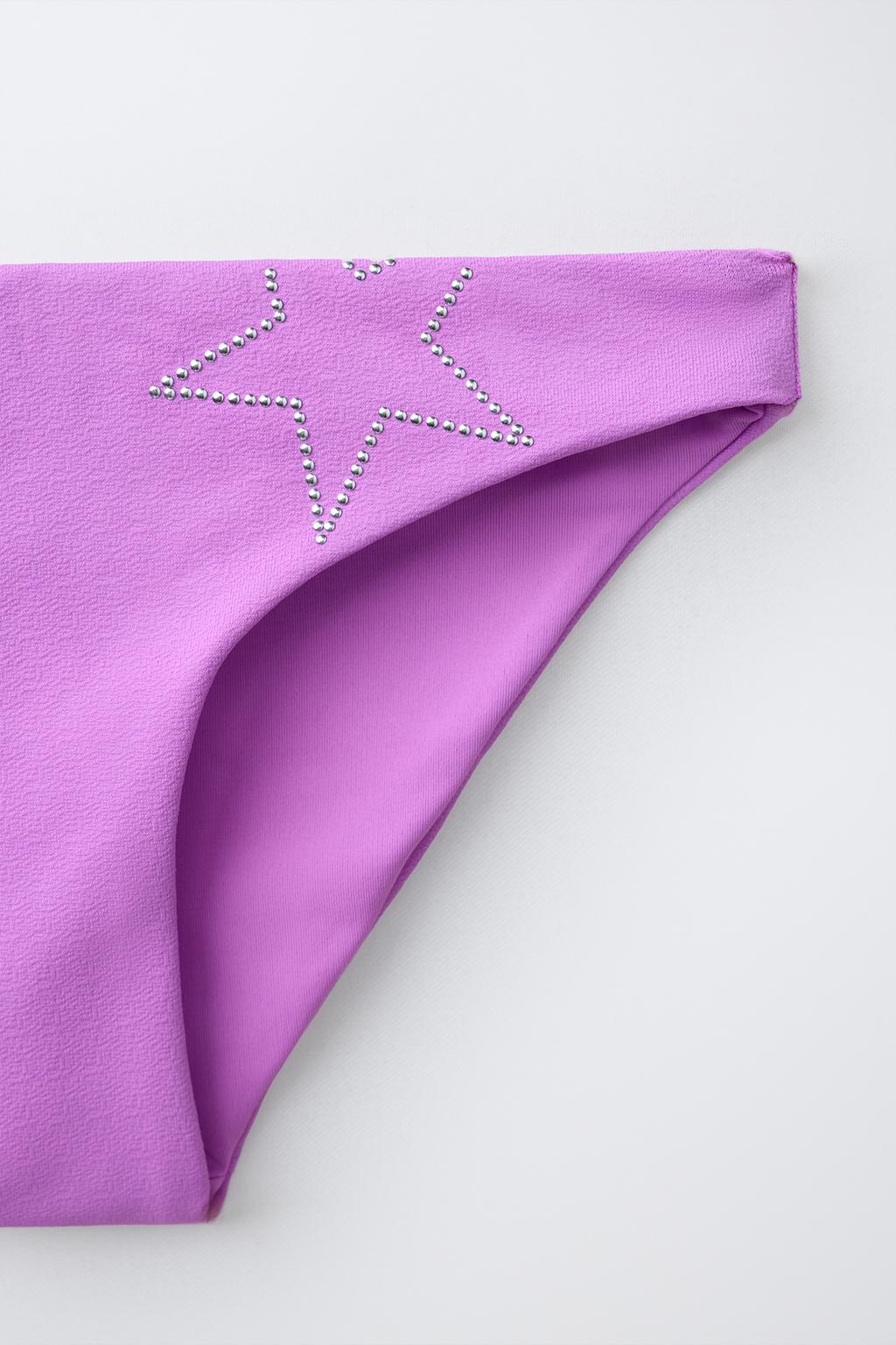 6-14 ЛЕТ/ БИКИНИ С ТЕКСТУРНЫМИ ЗВЕЗДАМИ