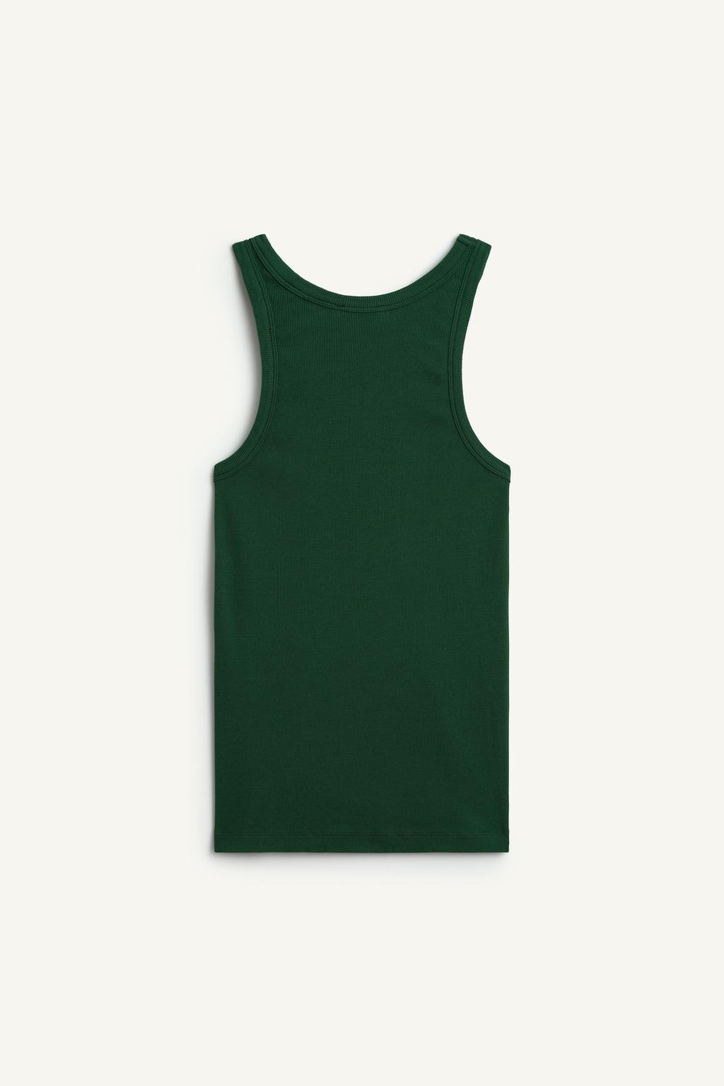 Топ из хлопковой пряжи