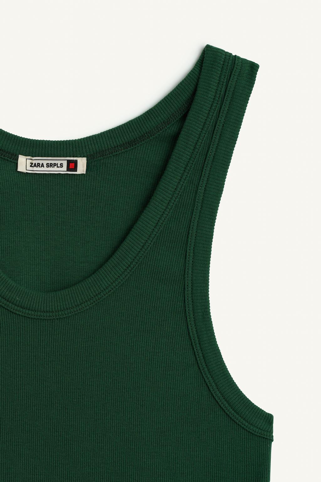 Топ из хлопковой пряжи