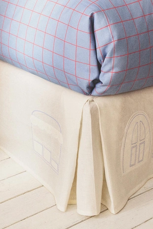 Детское белье с вышивкой из льна и хлопка- Заказать в России