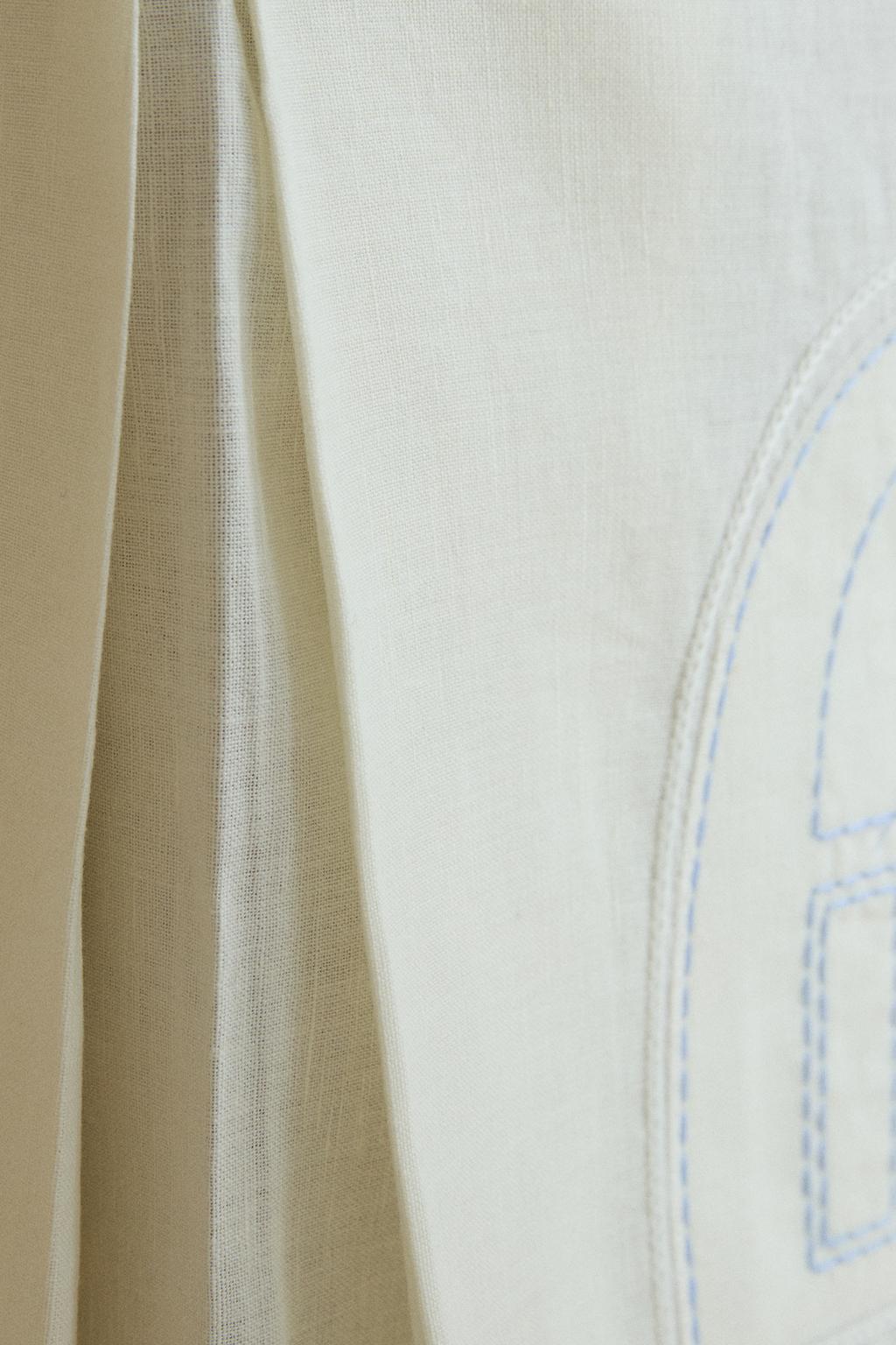 Детское белье с вышивкой из льна и хлопка