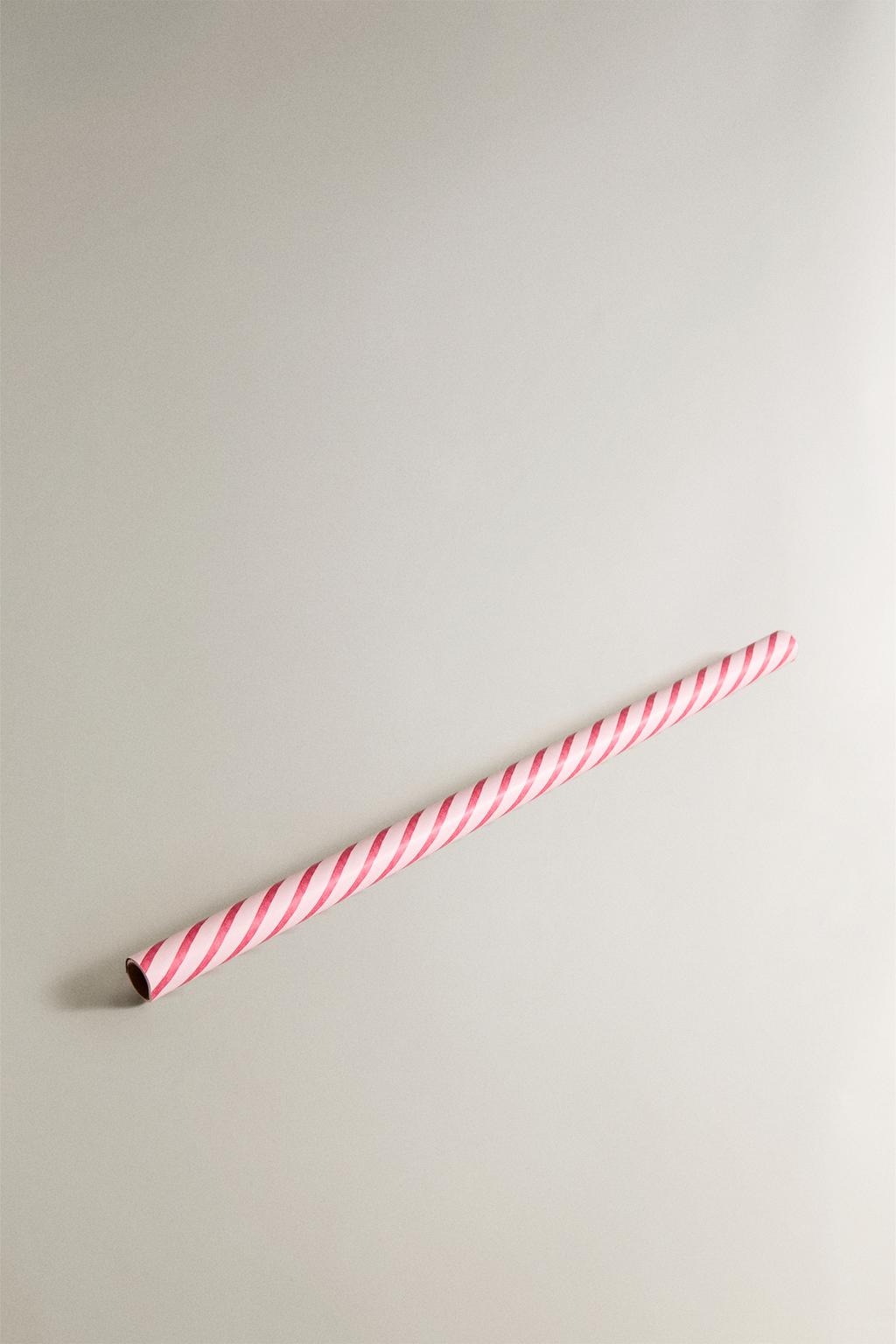 Полосатая упаковочная бумага