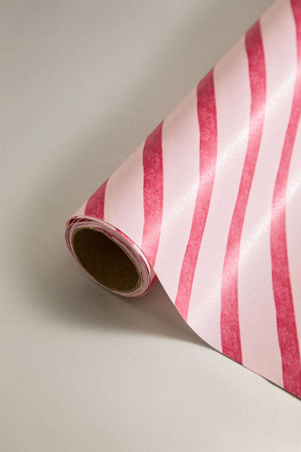 Полосатая упаковочная бумага